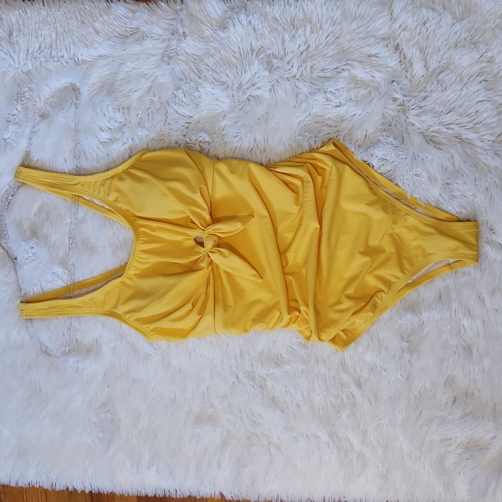 Pinkblush Solid Ribbed One-piece Maternity Swimsuit. - Picture 5 of 13